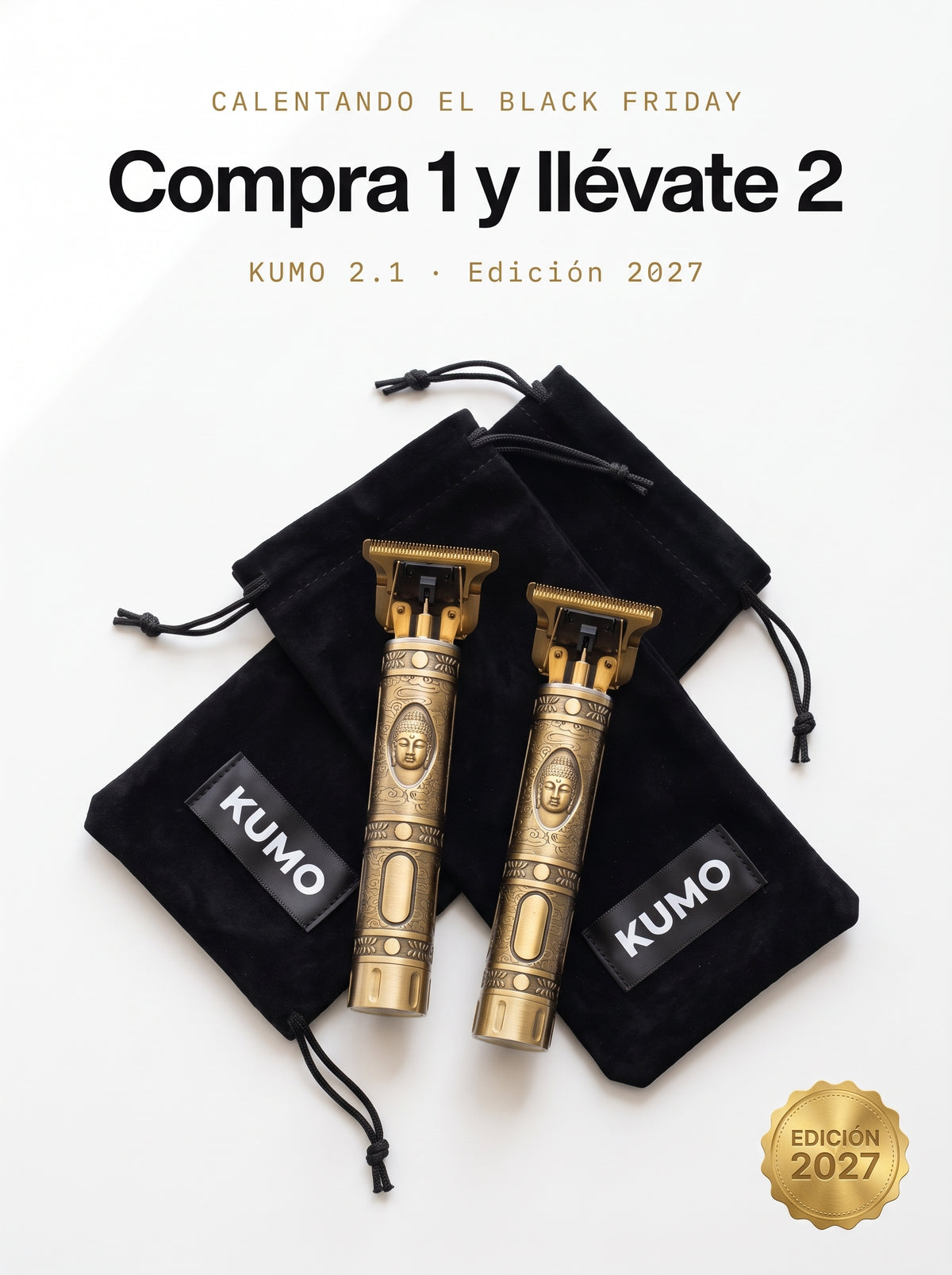 Goldbarber Afeitadora Viral - Versión 2027 - Compra 1 y Llévate 2 GRATIS 🎁